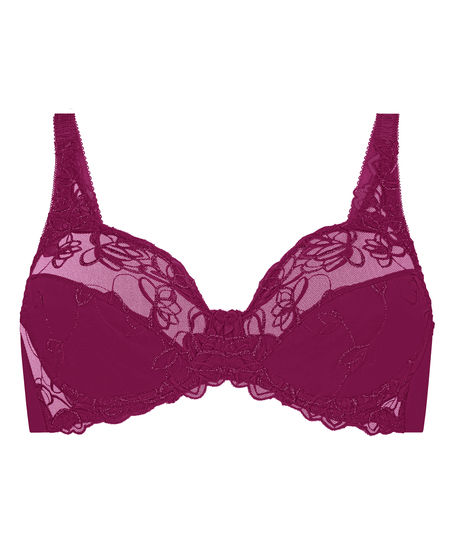Soutien-gorge à armatures non-préformé Diva, Pourpre