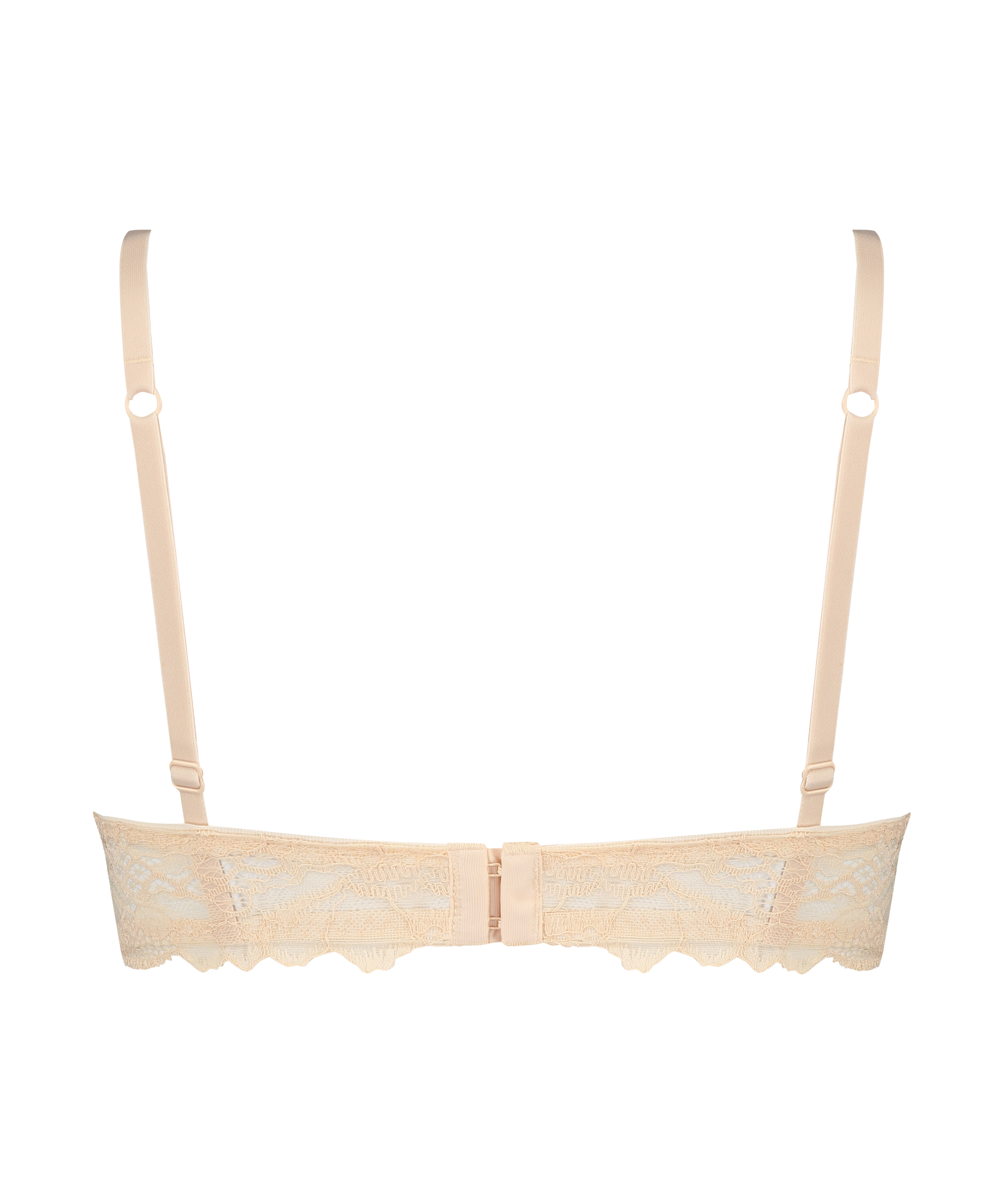 Soutien-gorge long rembourr&eacute; sans armatures Chloe, Beige, main