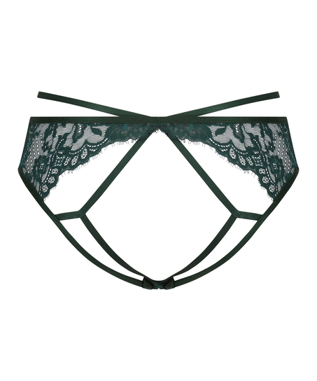 Brazilian met open kruis Iggy, Groen