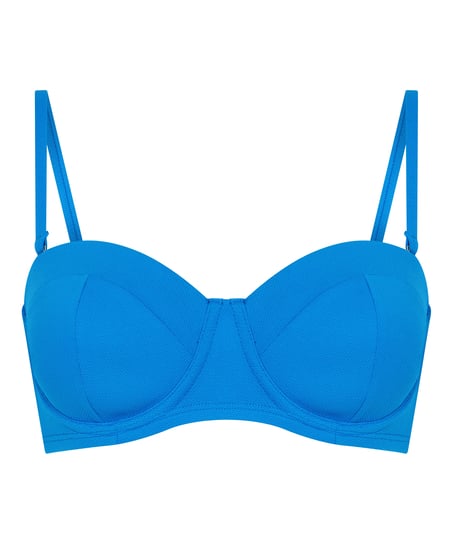 Haut de bikini Porto, Bleu