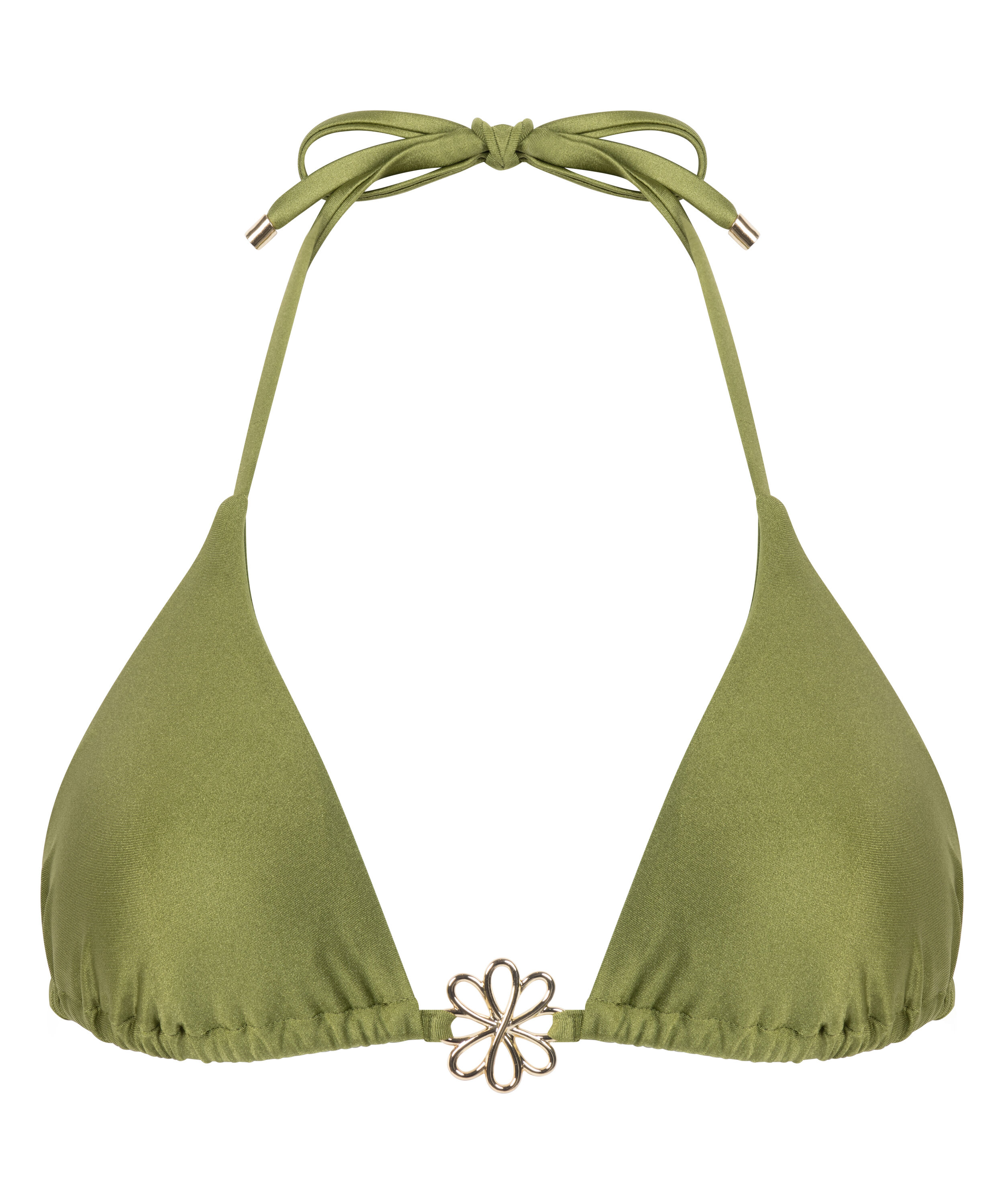 Triangel bikinitop Yucatan, Groen