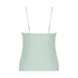 Cami top Rib Lace, Groen