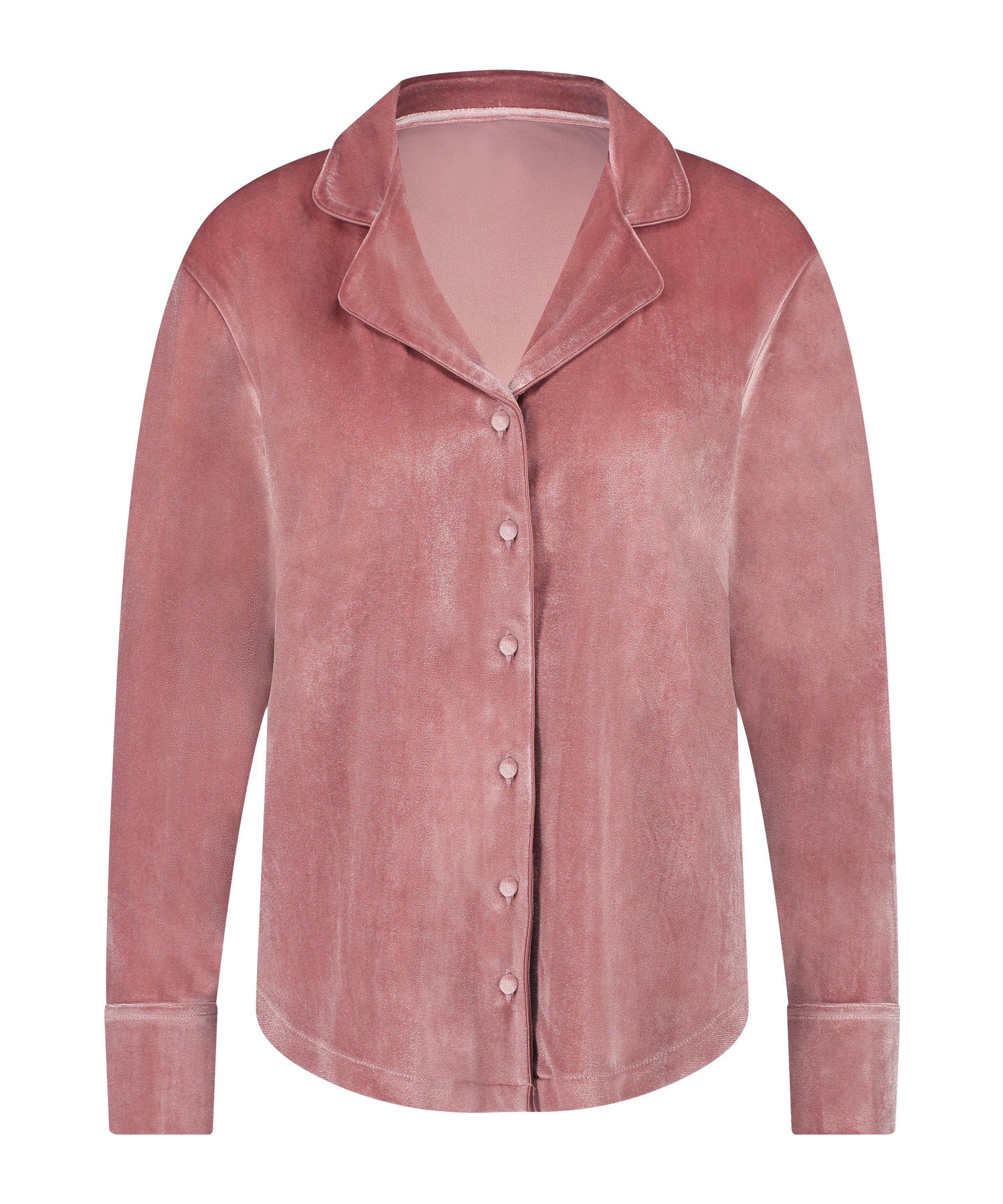 Veste à manches longues en velours, Pourpre, main