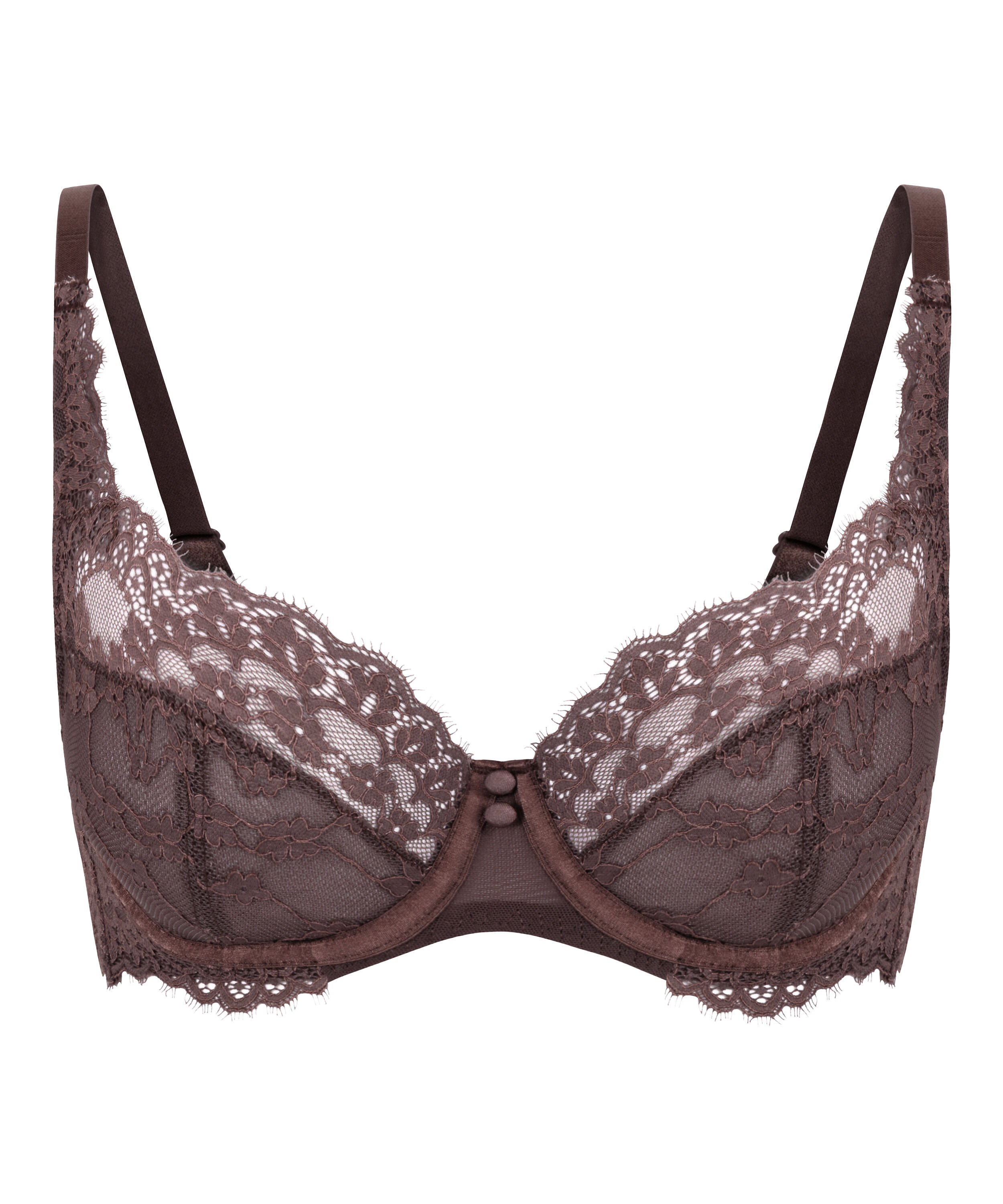 Soutien-gorge &agrave; armatures non-pr&eacute;form&eacute; Daisy, Brun