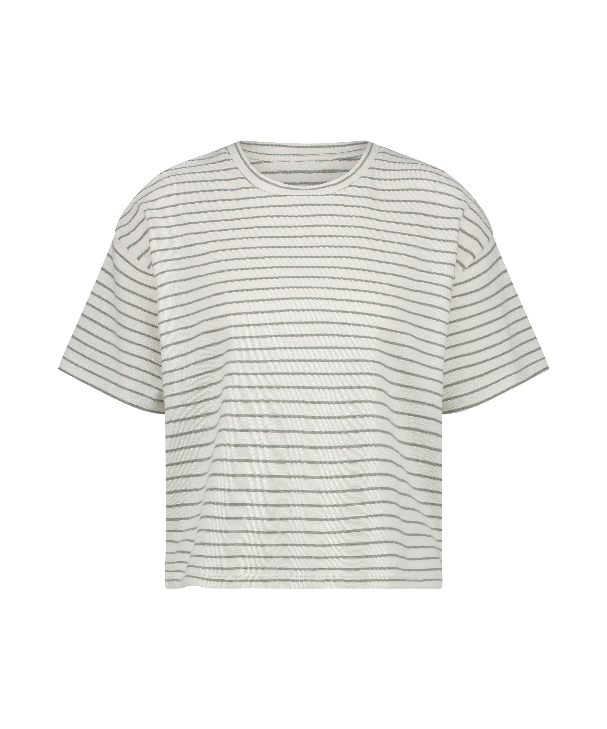 Haut de pyjama, Blanc, main