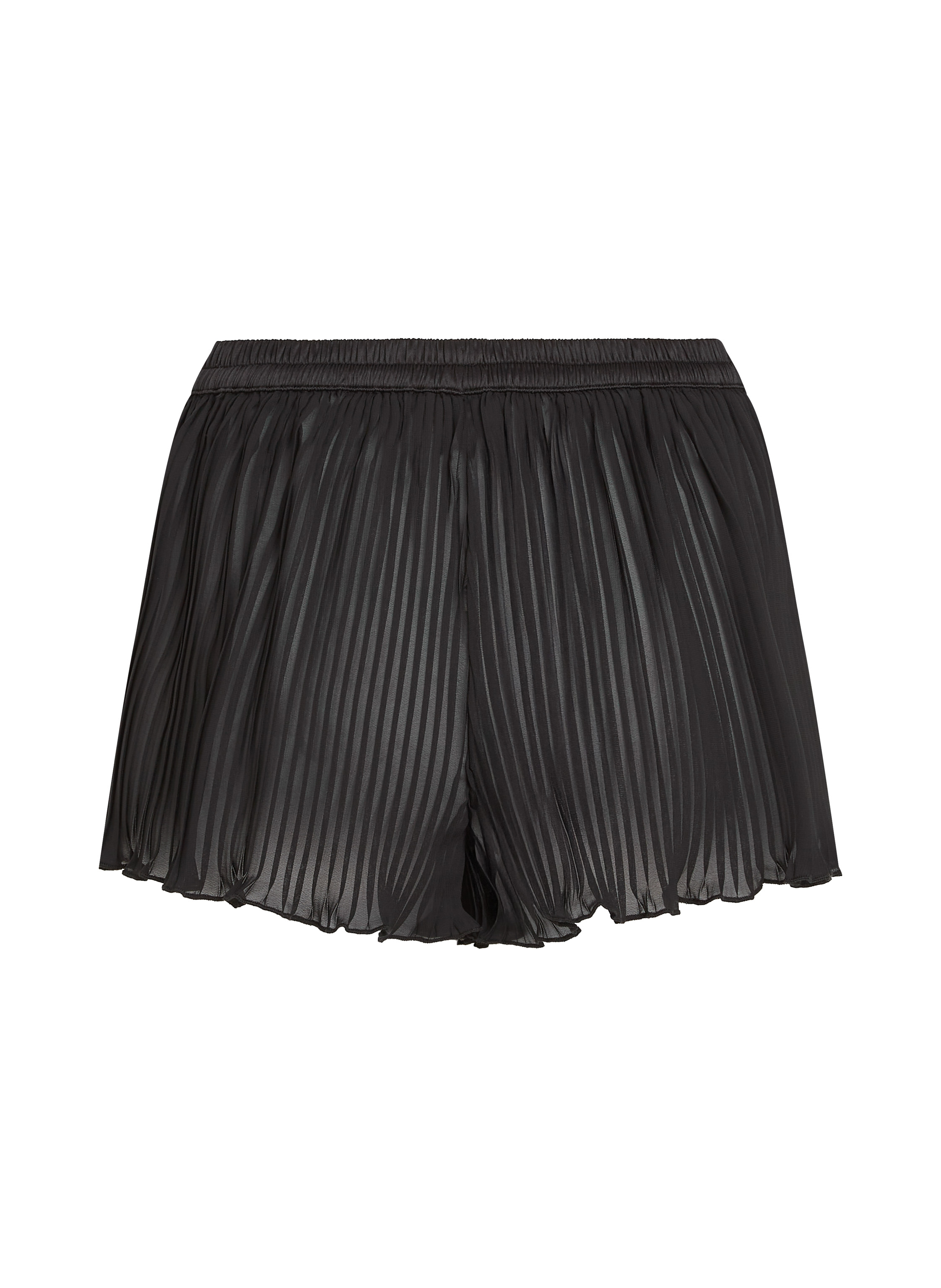 Short Plisse, Noir, main