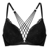 Soutien-gorge &agrave; armatures push-up pr&eacute;form&eacute; Sabrina, Noir