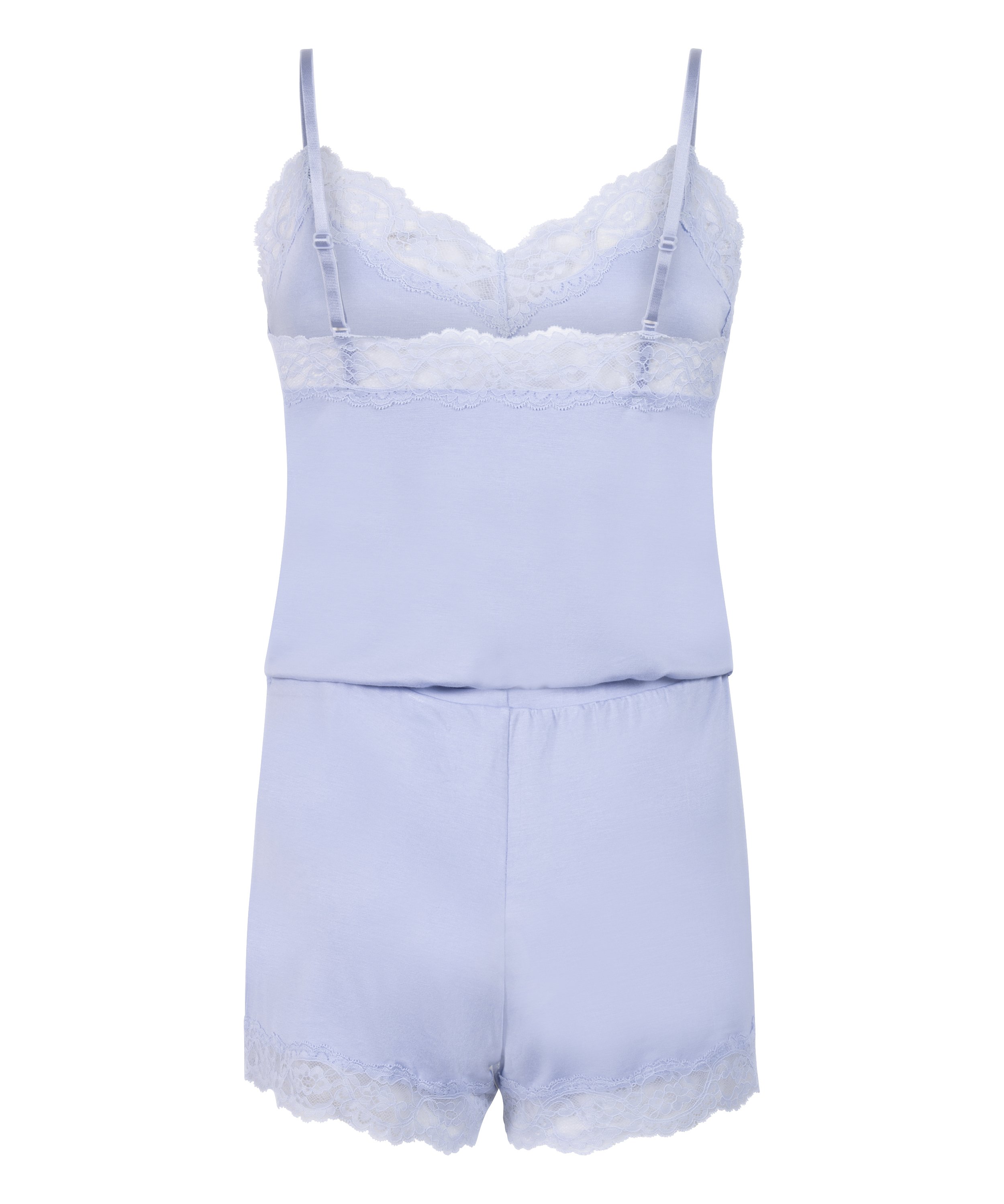 Korte pyjama set, Blauw, main