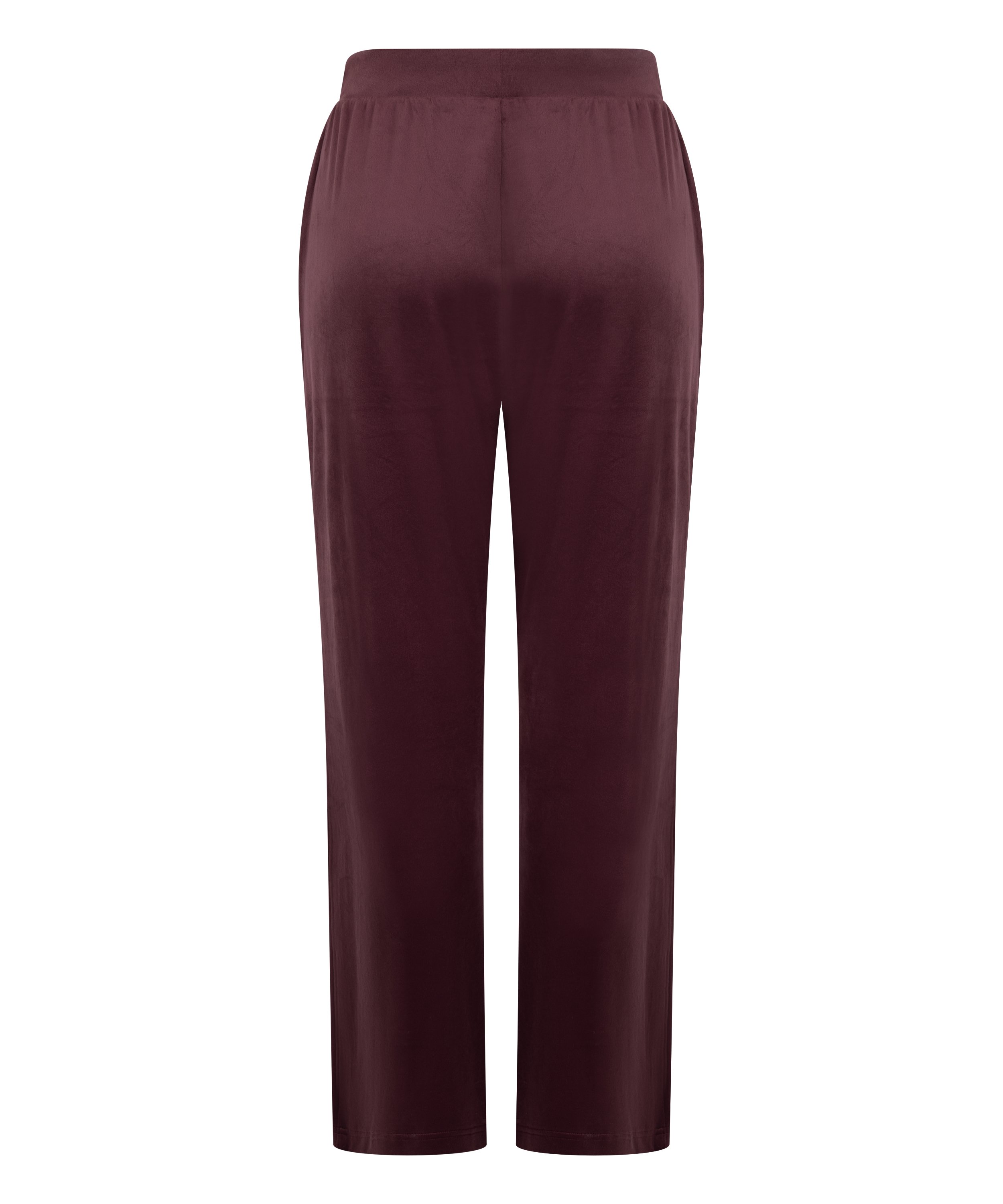 Pantalon de pyjama velours, Rouge, main