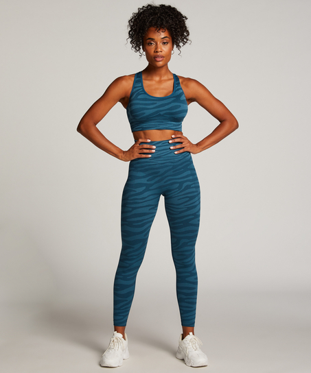 HKMX naadloze Sport bh, Blauw