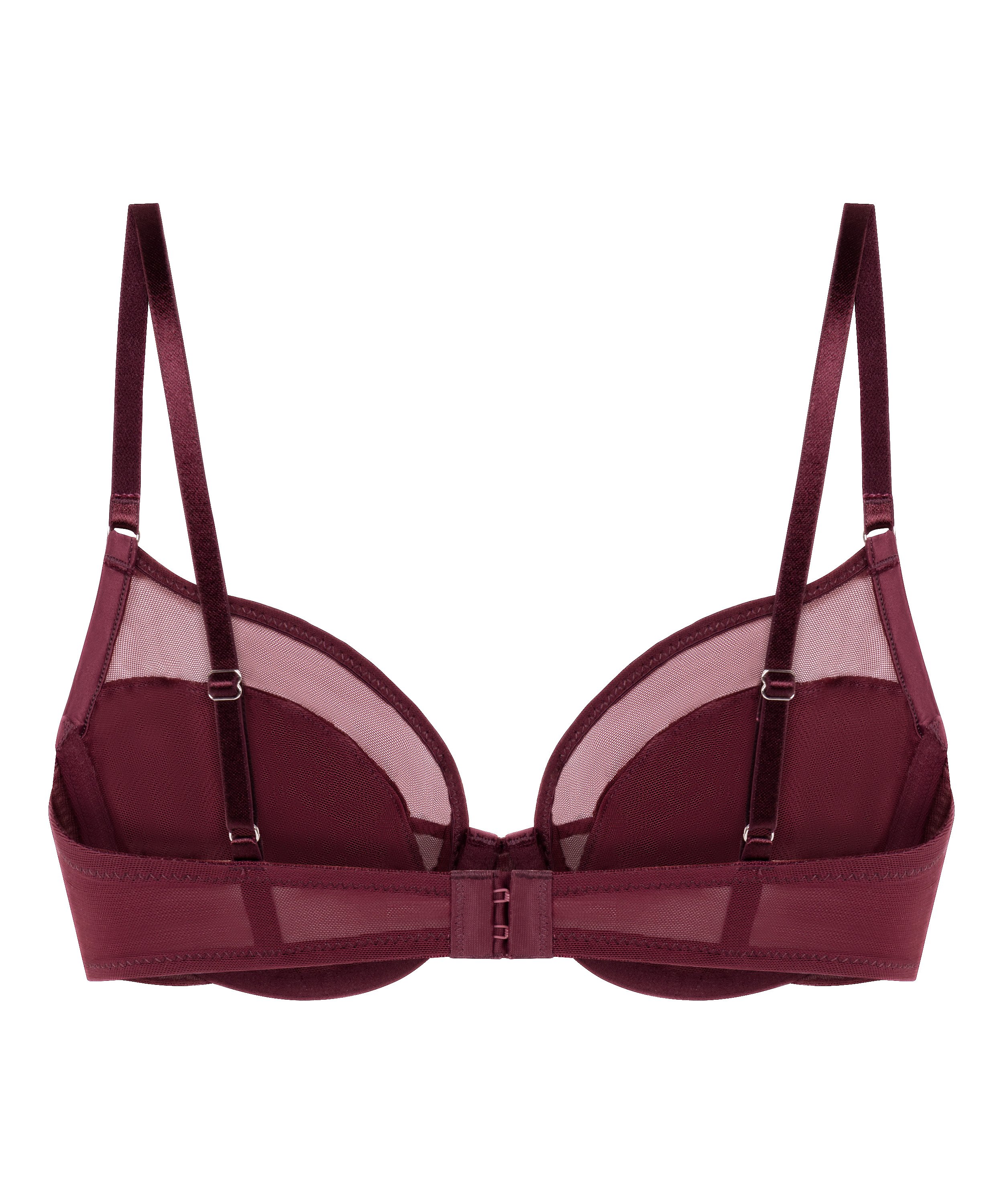 Soutien-gorge &agrave; armatures non-rembourr&eacute; Dulce, Pourpre, main