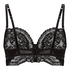 Soutien-gorge &agrave; armatures non-rembourr&eacute; longline Sabrina, Noir
