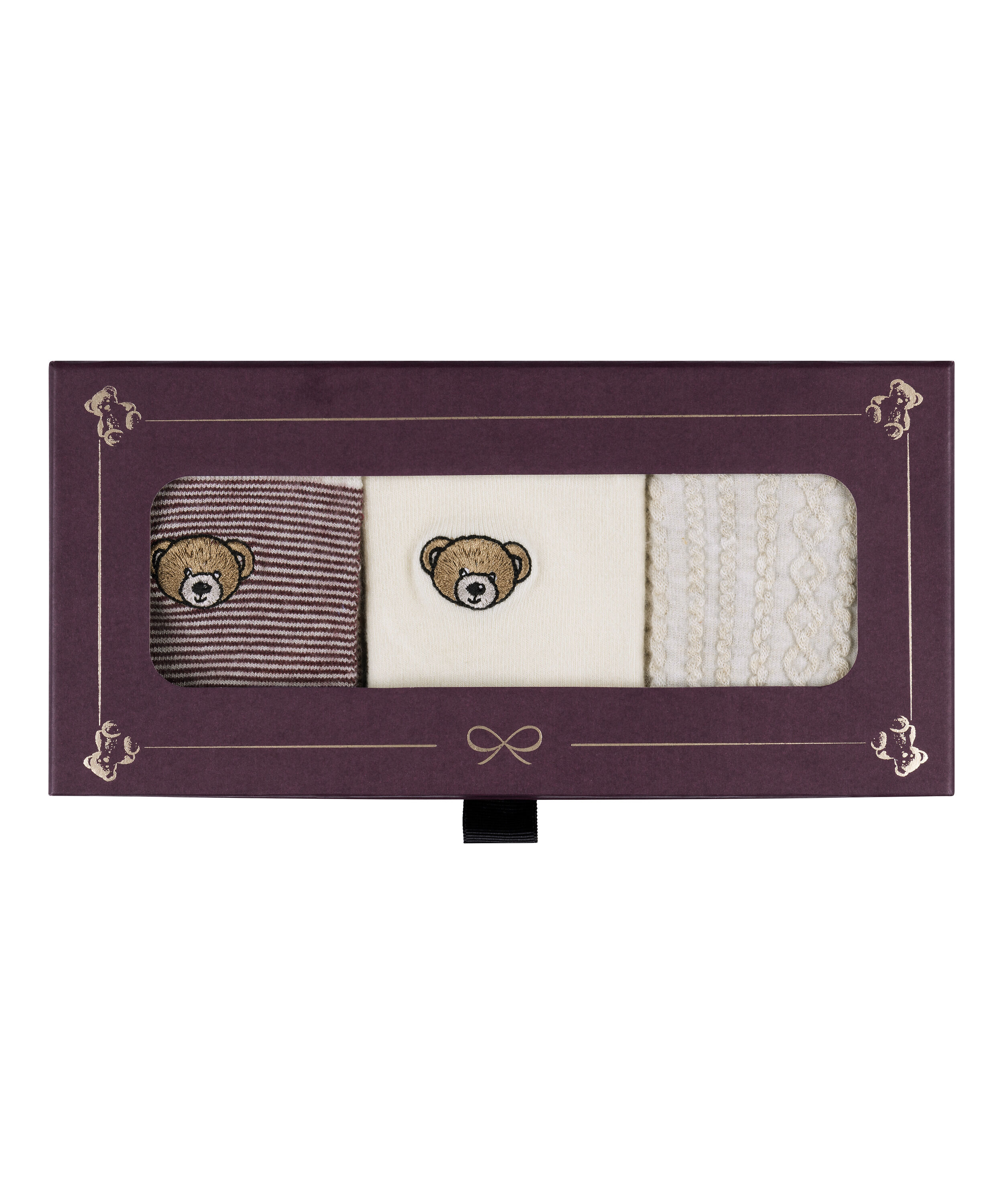 3 paires de chaussettes Giftpack, Blanc