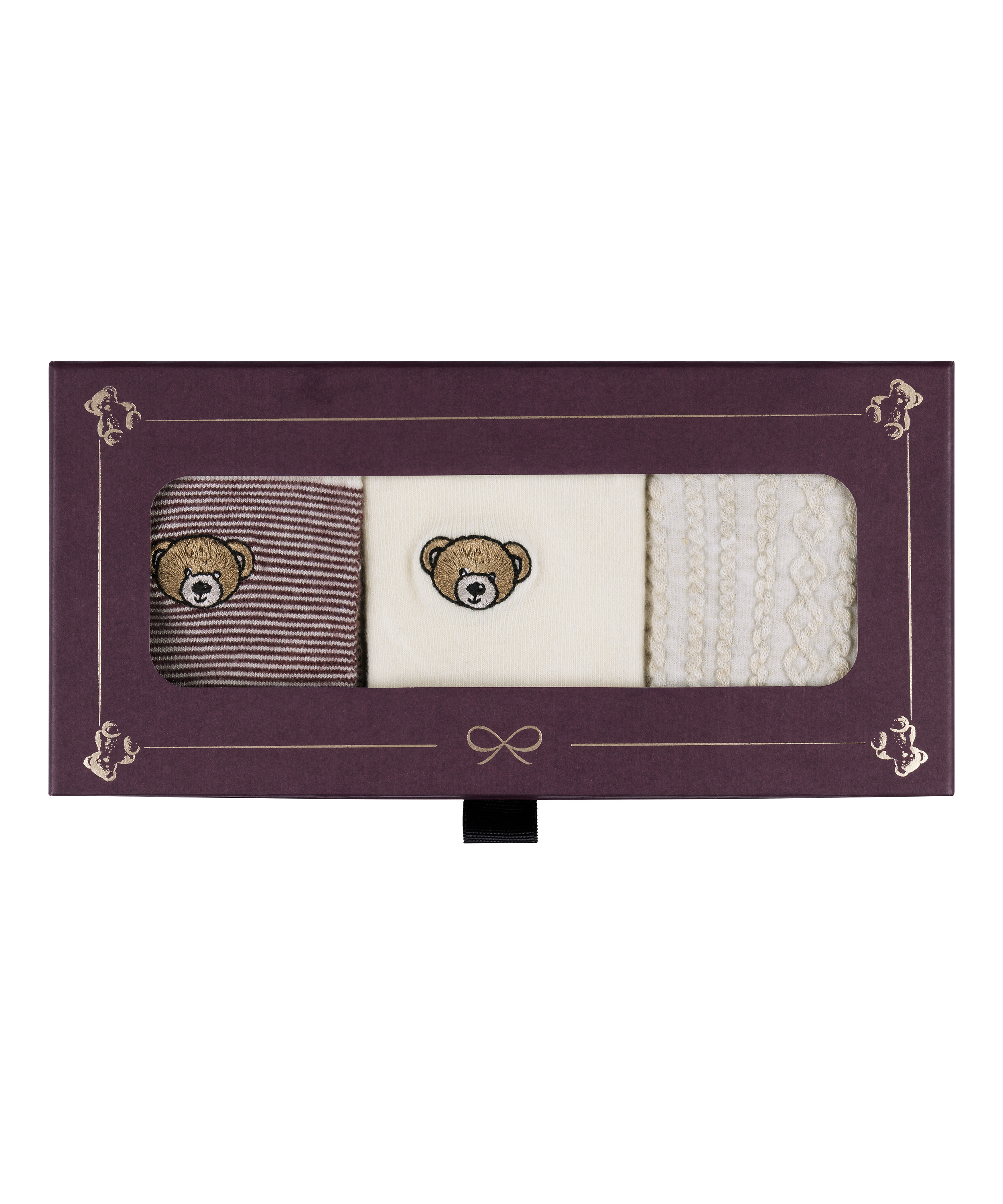 3 paar sokken Giftpack, Wit, main