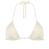 Haut de bikini triangle Maui, Blanc