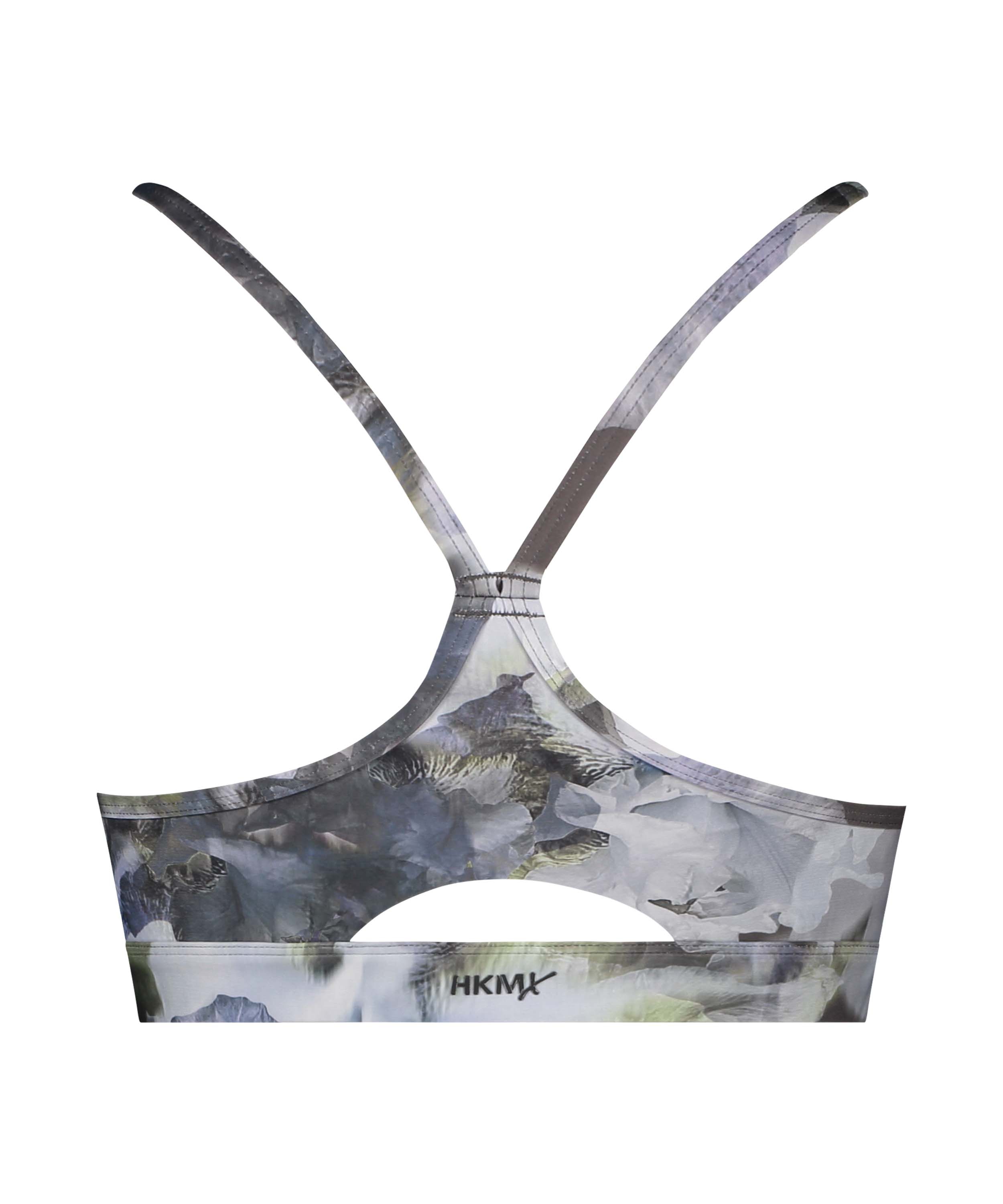 HKMX Brassière de sport de niveau 1, Gris, main