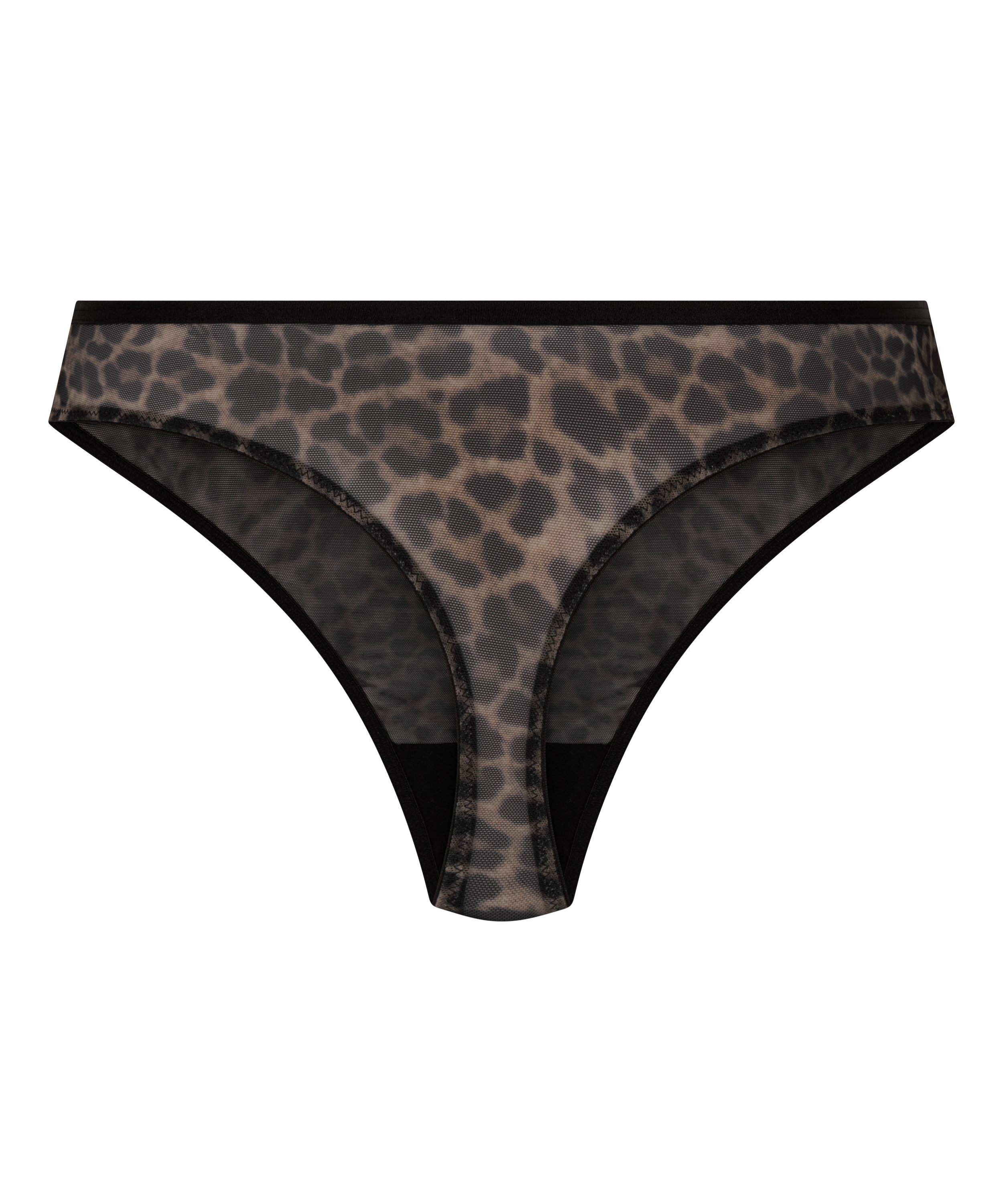 String Tara Leopard, Zwart, main