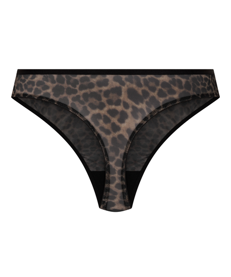 String Tara Leopard, Zwart