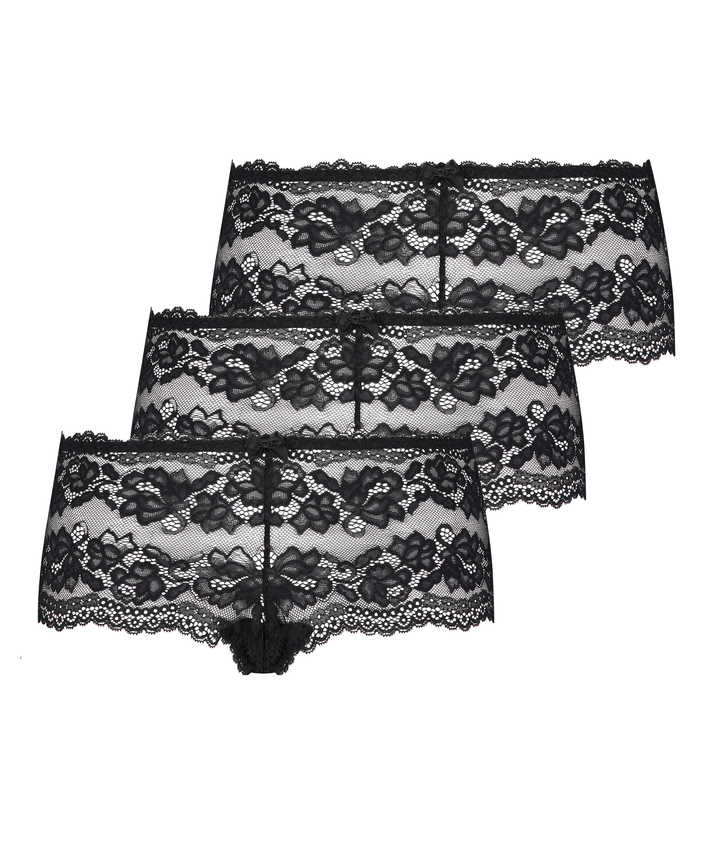 3-pack boxer Sienna, Zwart, main