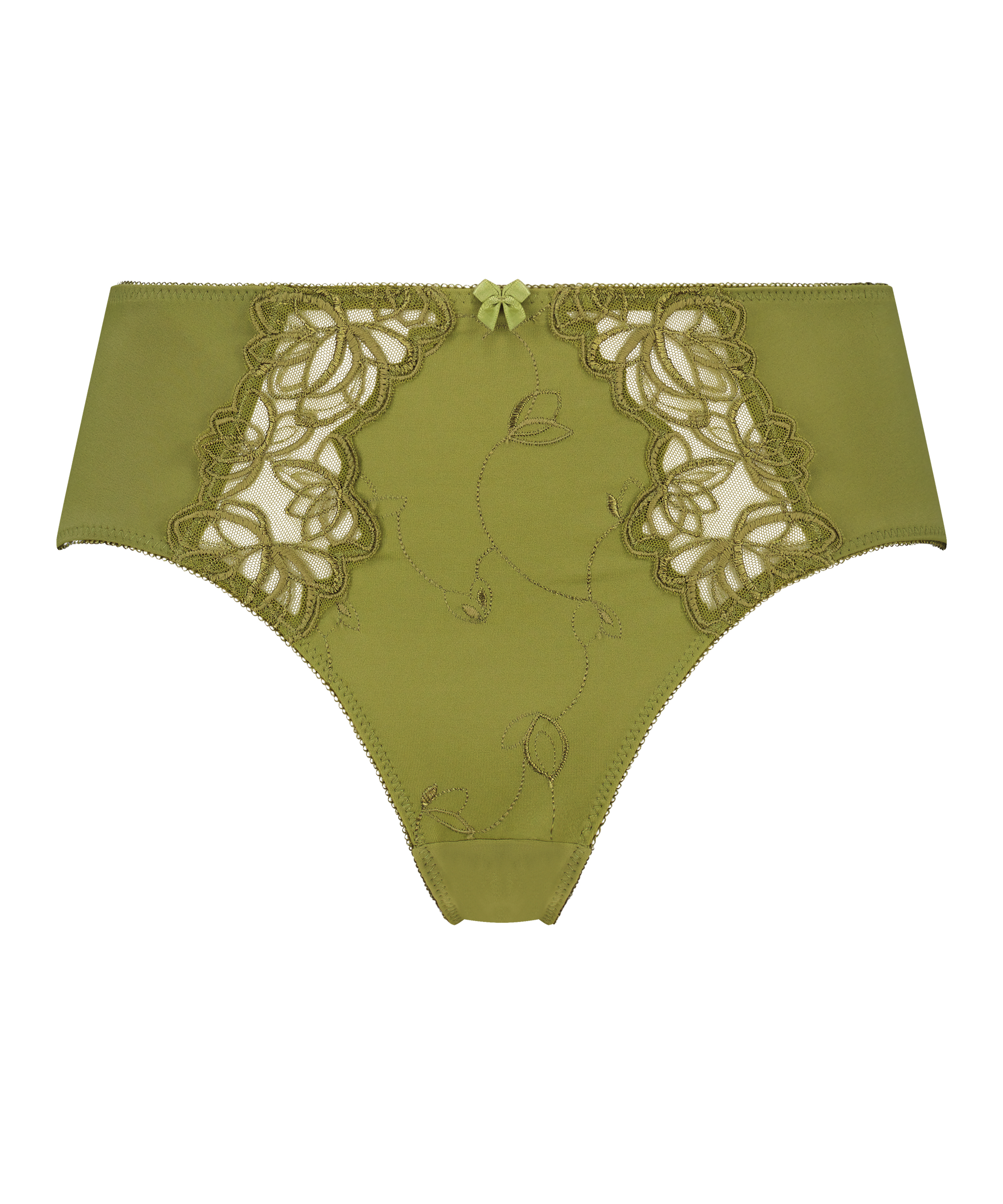 Slip taille haute Diva, Vert, main