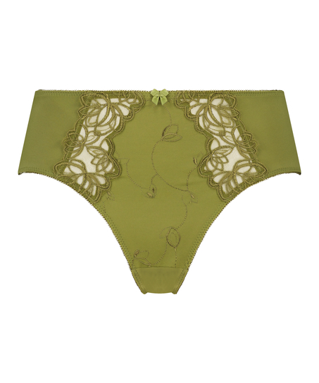 Slip taille haute Diva, Vert
