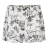 Geweven short, Wit