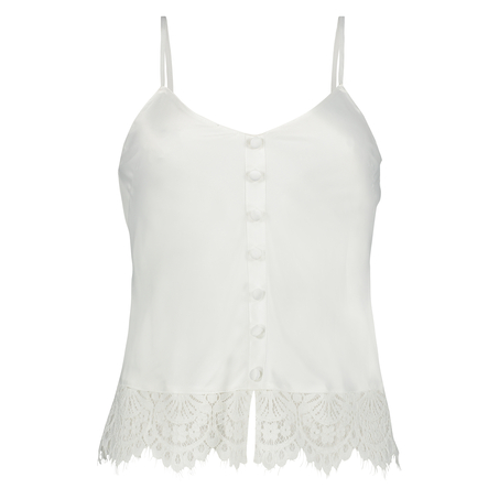 Cami top satin Bridal, Wit