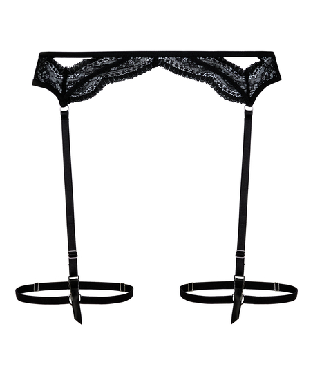 Porte-jarretelles Isabelle, Noir