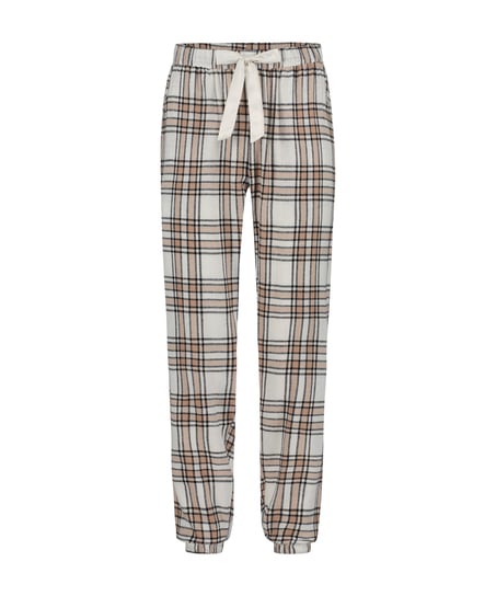 Pantalon de Pyjama Flanel, Beige