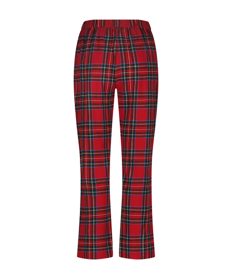 Pantalon de Pyjama Flanel, Rouge
