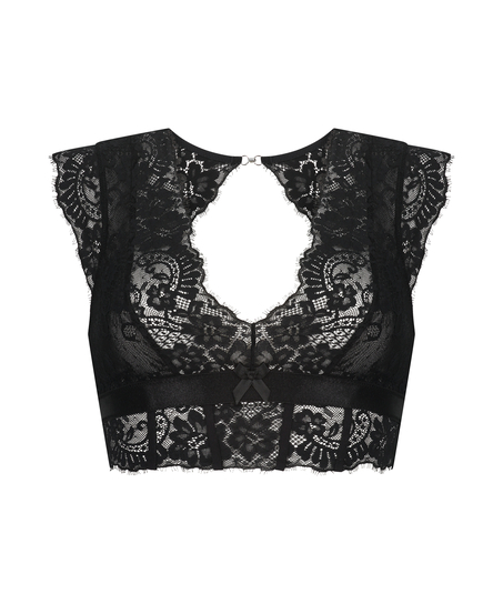 Bralette Catrin, Zwart