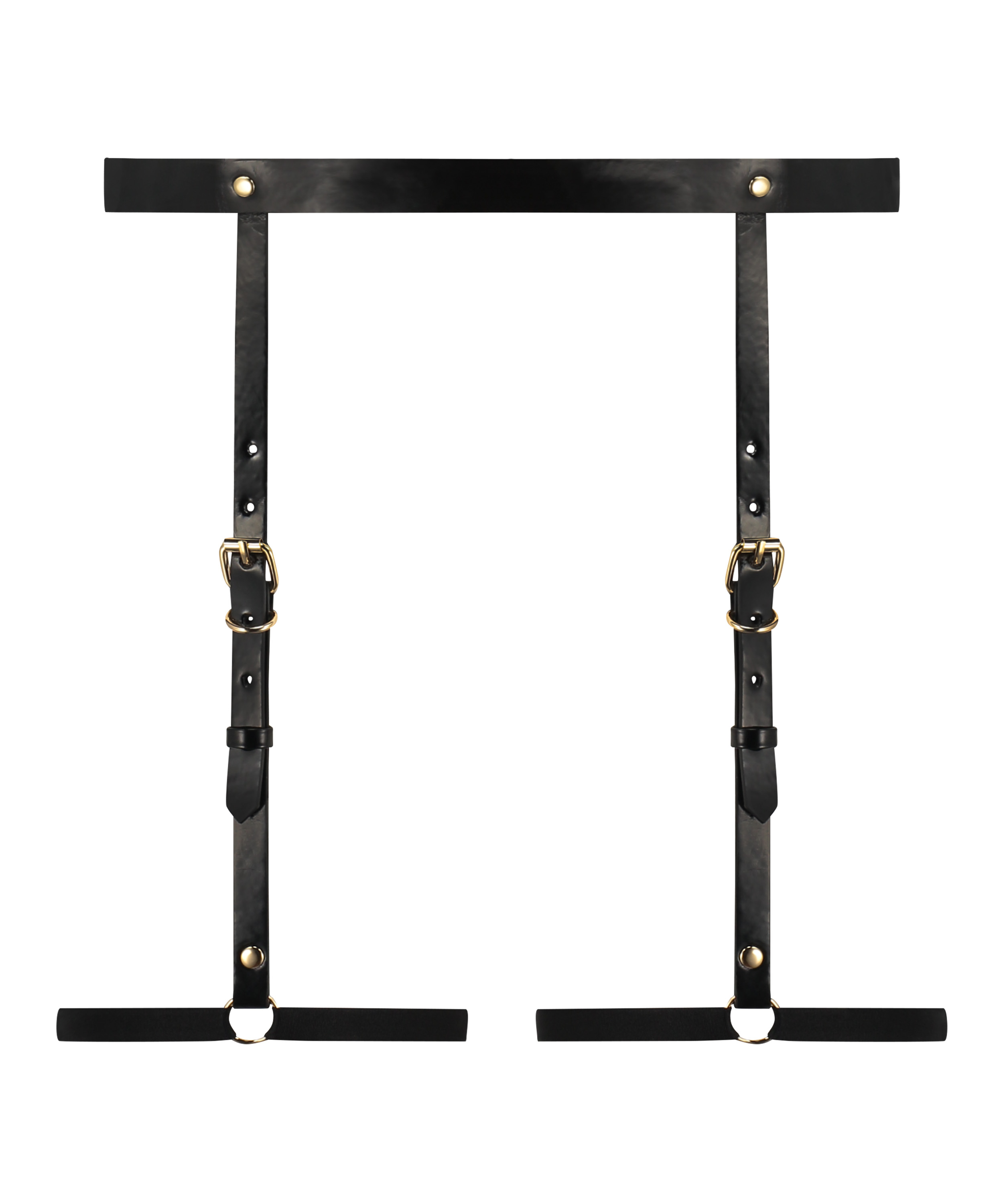 Private jarretel, Zwart, main