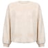 Top &agrave; manches longues Fluffy Fleece, Beige