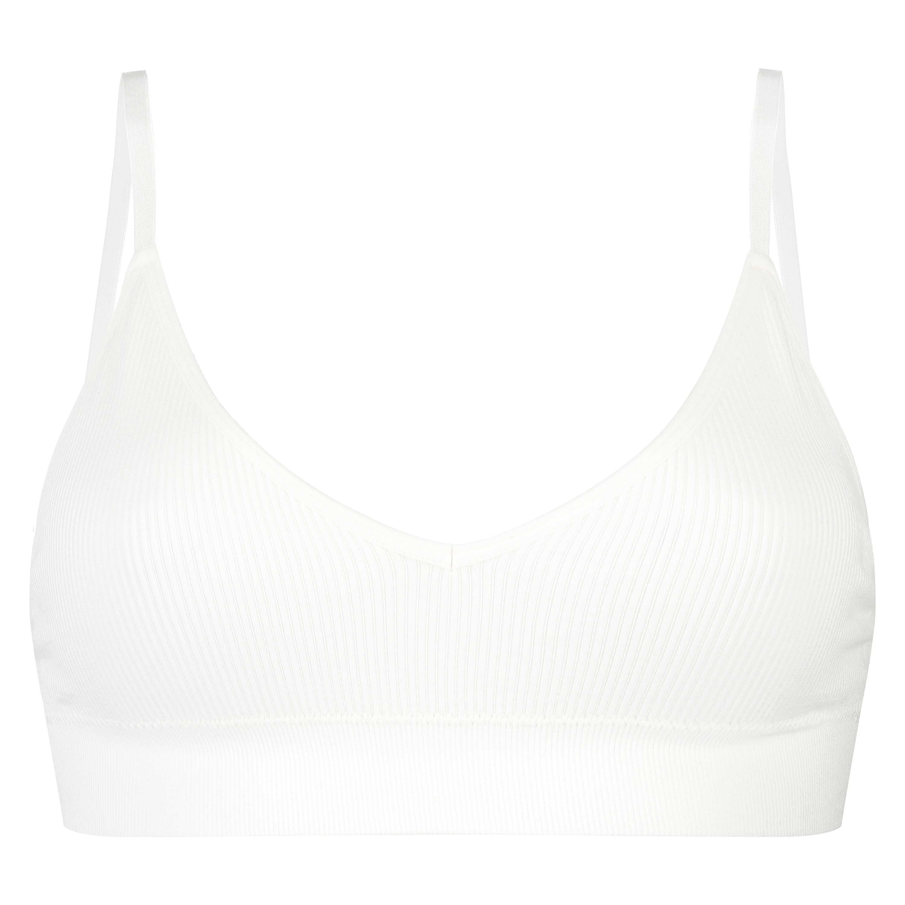Naadloze bralette, Wit, main