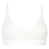 Naadloze bralette, Wit
