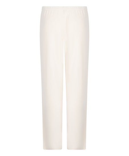 Pantalon Brushed Jersey, Blanc