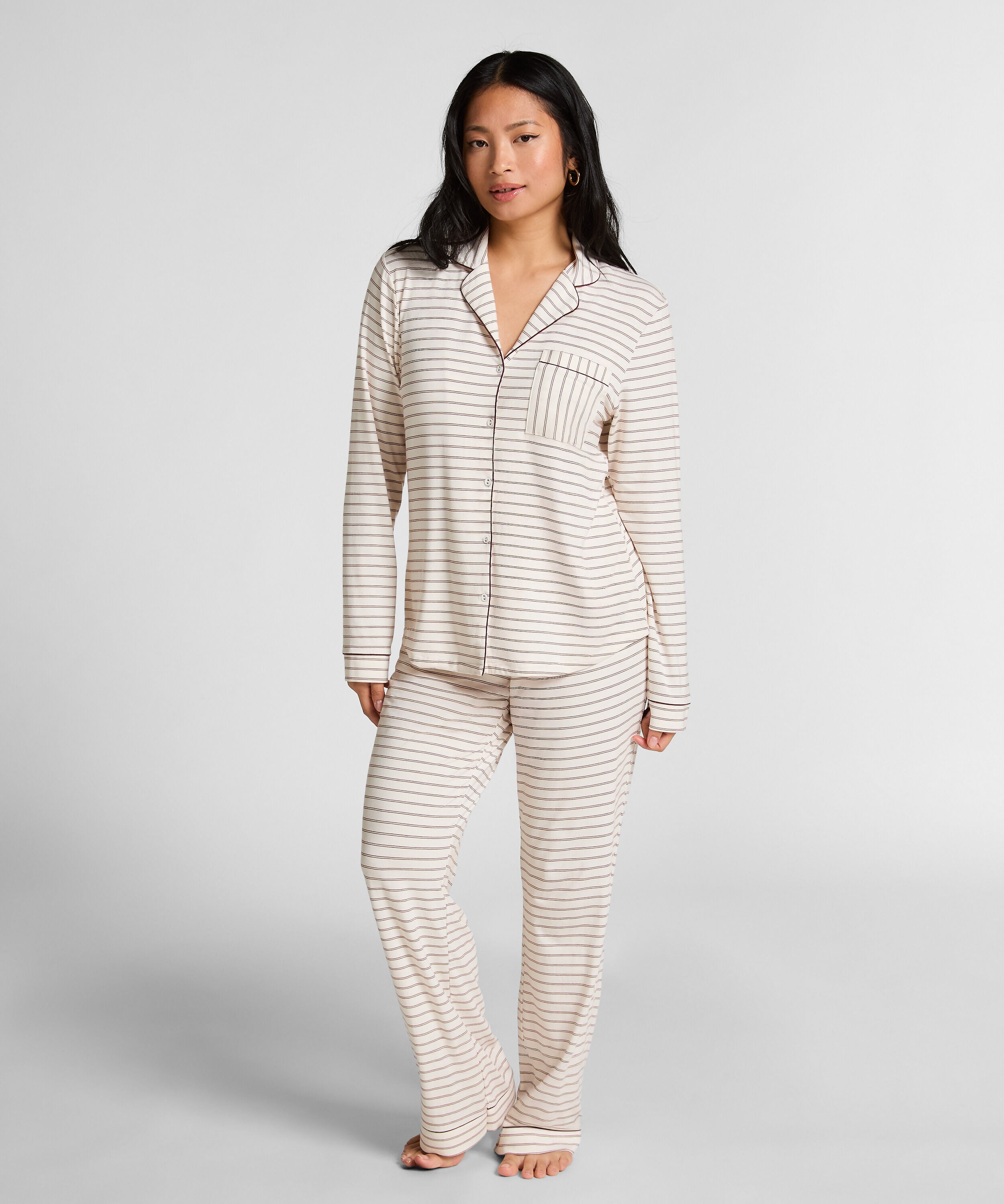 Pantalon en jersey Essential, Blanc