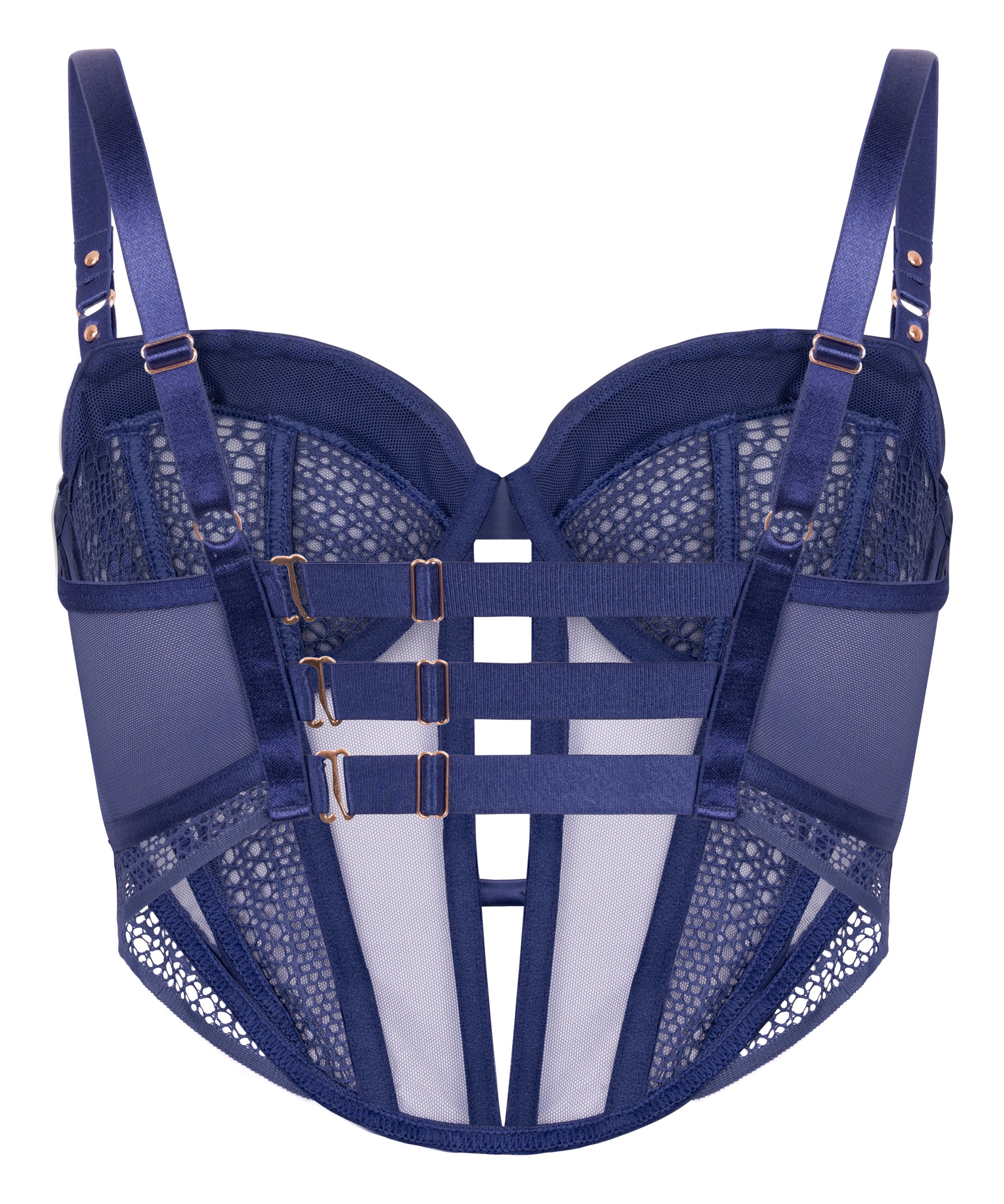 Soutien-gorge longline &agrave; armatures non rembourr&eacute; Missy, Bleu, main