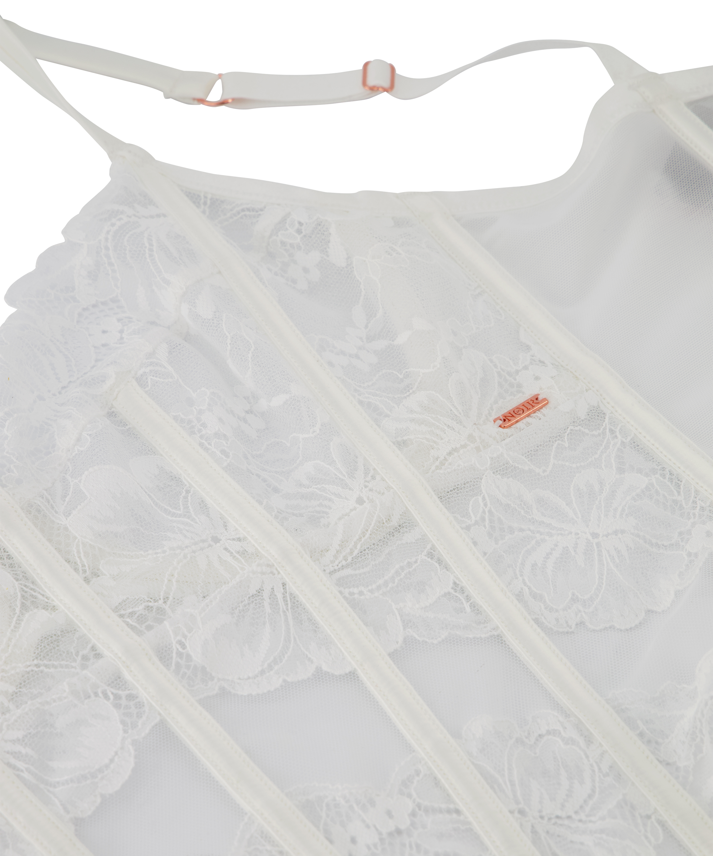 Bustier Cesca, Blanc, main