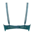 Niet-voorgevormde longline beugel bh Raquel, Blauw