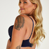 Soutien-gorge à armatures non-préformé minimiseur Nina, Bleu