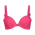 Voorgevormde push-up beugel bikinitop Luxe Cup A - E, Roze
