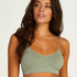 Naadloze bralette Rose, Groen