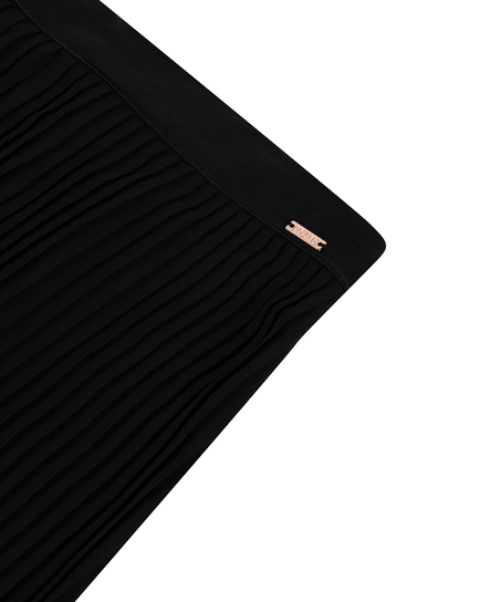 Plissé-broek, Zwart