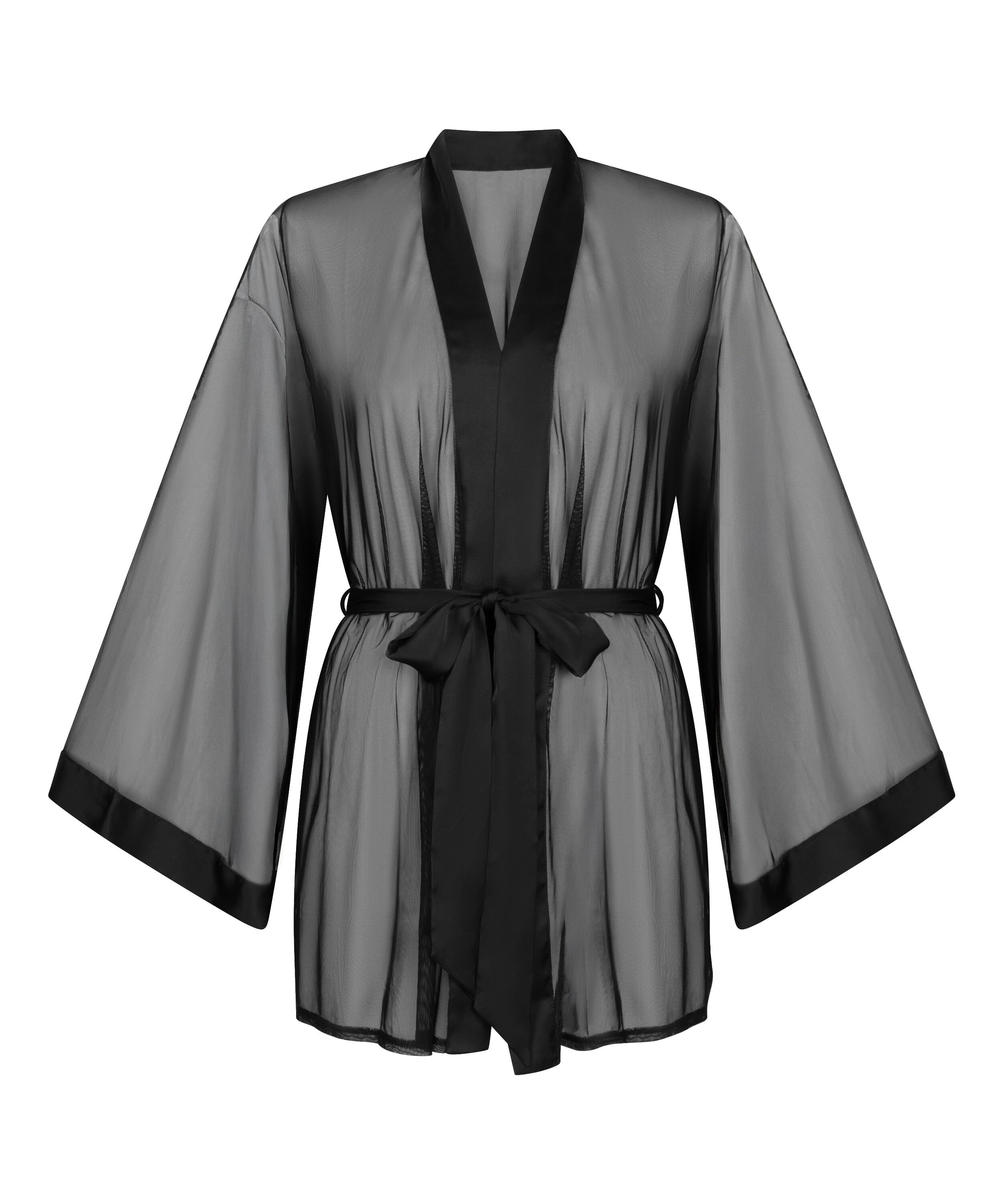 Kimono Maxime Tulle, Zwart