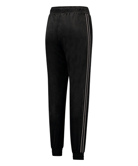 HKMX Sport broek Velours, Zwart