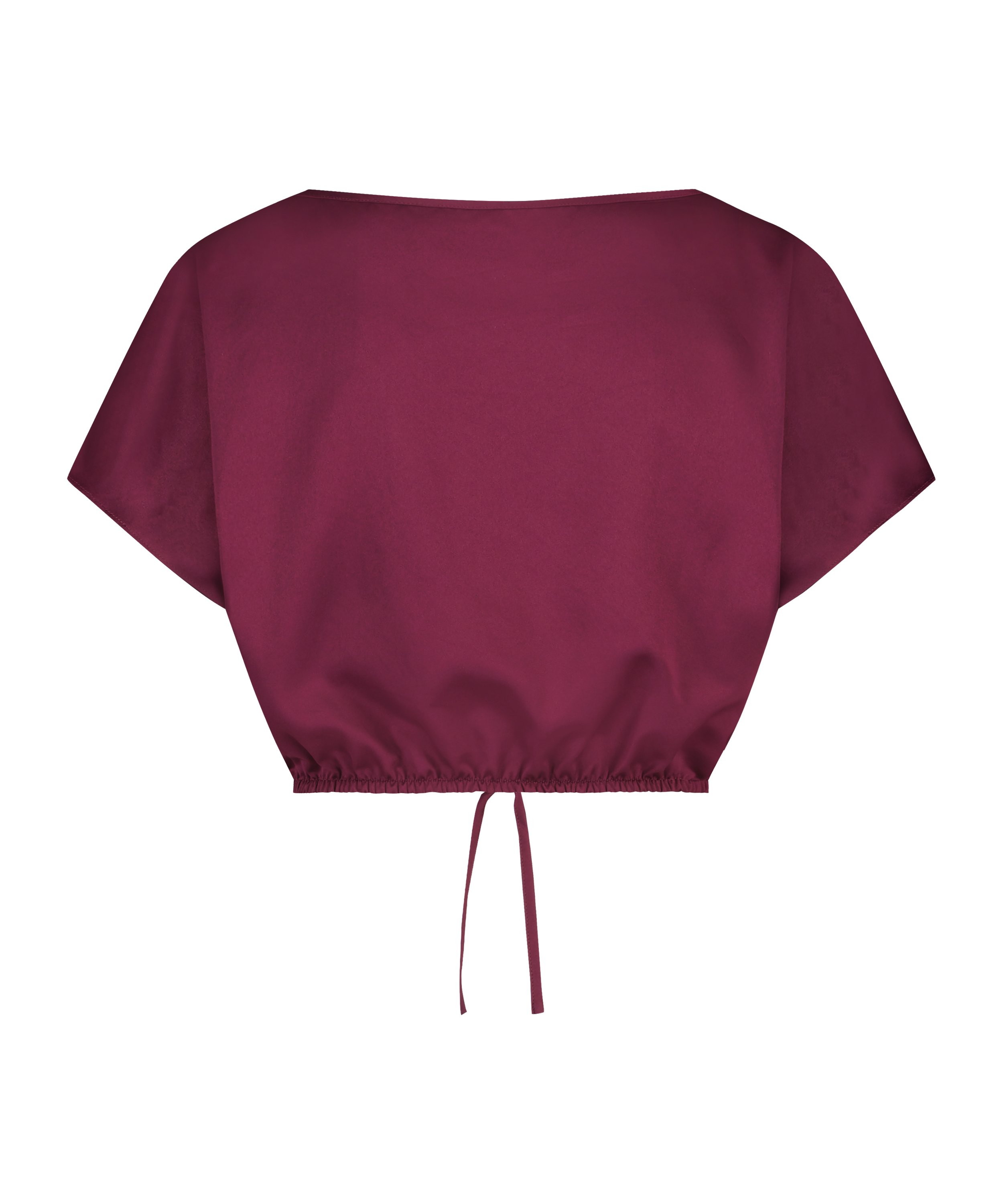 Crop top Satin, Paars, main