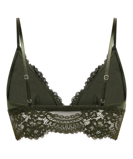 Triangel bralette Amara, Groen