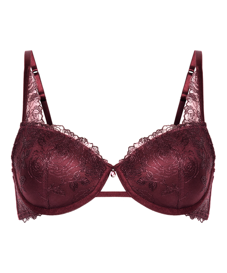 Soutien-gorge &agrave; armatures rembourr&eacute; Hollie, Pourpre