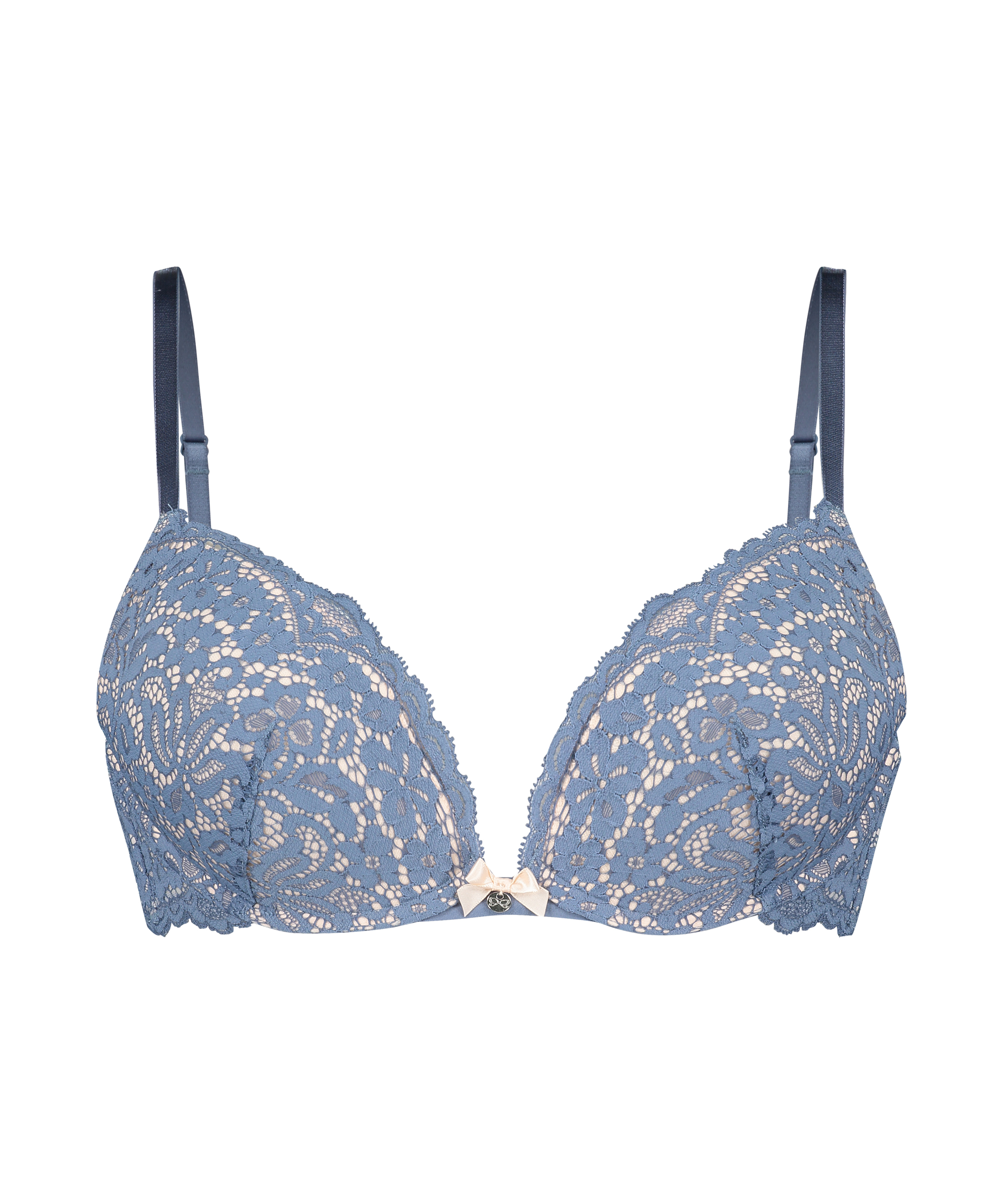 Voorgevormde push-up beugel bh Rose, Blauw, main